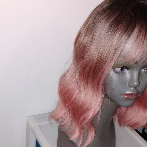 Pink Ombre Wig - Picture 6 of 7
